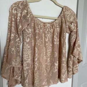 Off the shoulder going out top